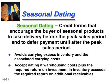 seasonal dating finance